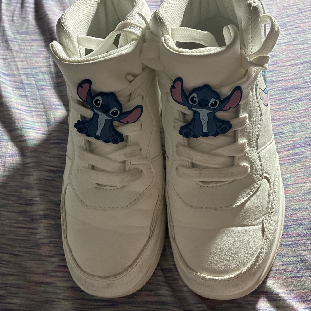 Disney's Stitch high-top sneakers
